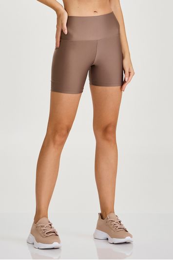 SHORT ATLETIKA BÁSICO MARROM CASTANHO