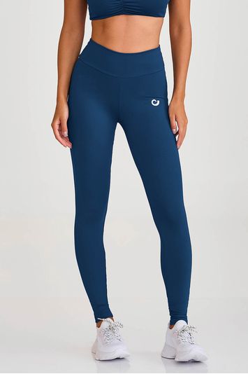 LEGGING NZ EMPINA BUMBUM BÁSICA AZUL BLUE JEANS