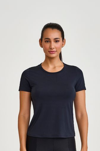 BLUSA UV COM COSTAS RESPIRAVEL E ABERTURA PRETO