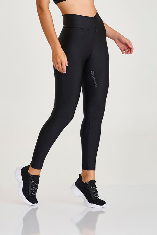 LEGGING ATLANTA AFINA CINTURA COM SILK PRETO
