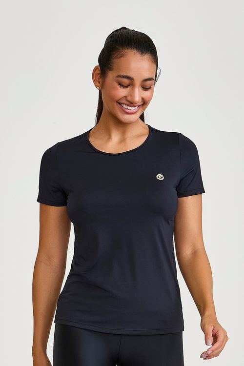 BLUSA UV ALONGADA PRETO