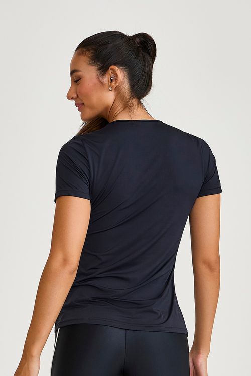 BLUSA UV ALONGADA PRETO