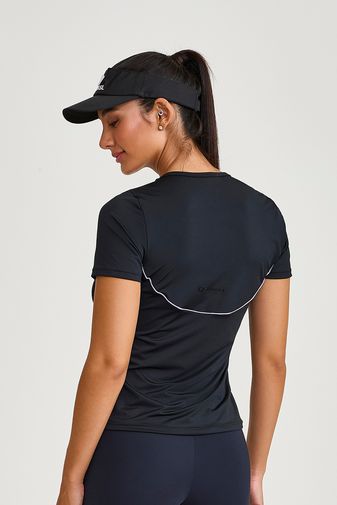 BLUSA BLOCKSUN DRY ETIQUETA COSTAS PRETO