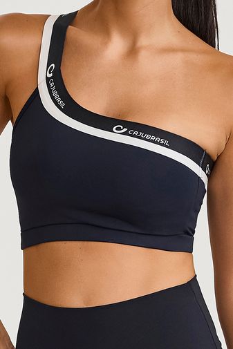 TOP OMBRO SÓ COM ELÁSTICO PRETO