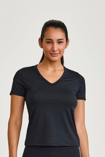 BLUSA BLOCKSUN DRY COM ELASTICO PRETO