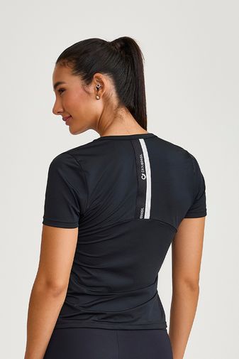 BLUSA BLOCKSUN DRY COM ELASTICO PRETO