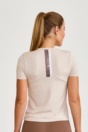 BLUSA BLOCKSUN DRY COM ELÁSTICO OFF WHITE