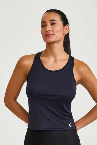 REGATA SB COM DETALHE DE TELA PRETO