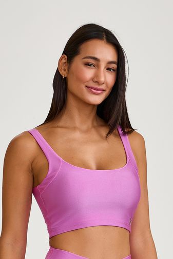 TOP CROPPED ADAPTIV ROSA LOLA