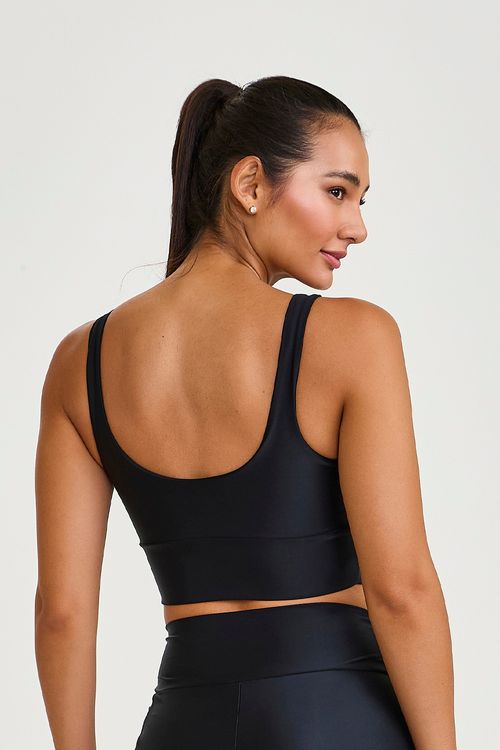 TOP ATLETIKA COM SILK PRETO