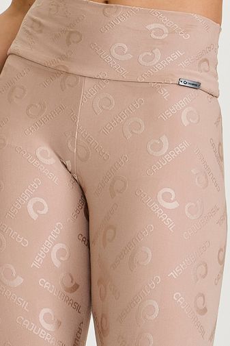 LEGGING CAJUBRASIL EXCLUSIVA BEGE CHOCOLATE