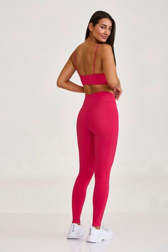 LEGGING MX EMPINA BUMBUM CLÁSSICA CORAL PITAYA