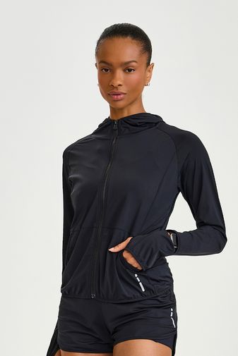 CORTA VENTO CORRIDA PRETO