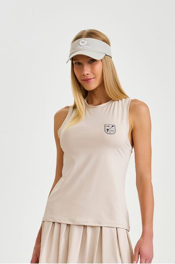 REGATA BLOCKSUN DRY BRASÃO CAJU OFF WHITE