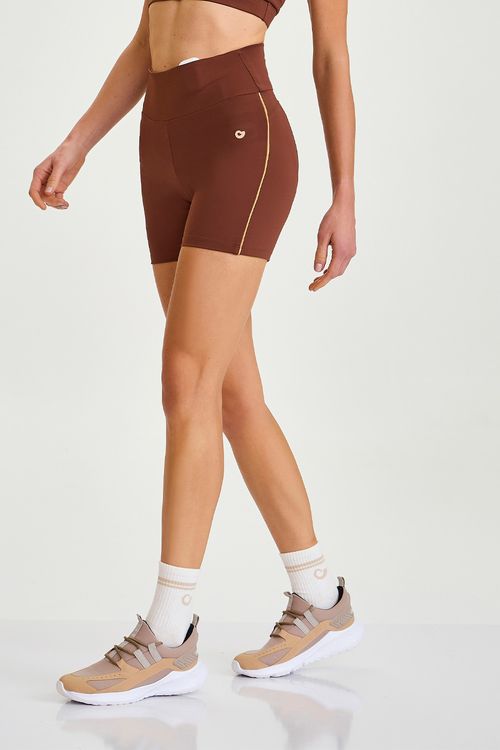 SHORT NY BOLSO CÓS MARROM CAPUCCINO