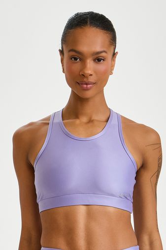 TOP CROPPED ATLETIKA COSTAS CANELADO LILÁS ALFAZEMA