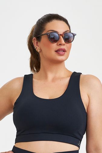 TOP ADAPTIV PLUS SIZE CLÁSSICO PRETO