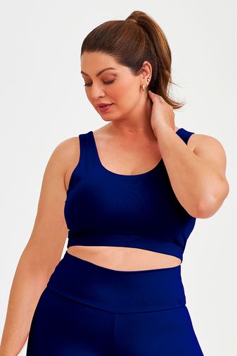 TOP ADAPTIV PLUS SIZE CLÁSSICO AZUL MARINHO