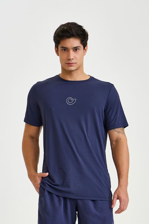 CAMISETA MASCULINA ESTAMPA EDITION AZUL MARINHO