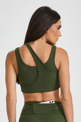 TOP TRANSPASSADO CROCHÊ VERDE CACTO