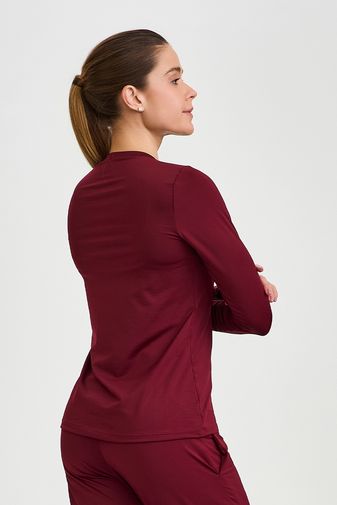 BLUSA TÉRMICA GOLA EM V MARROM SENSUALE