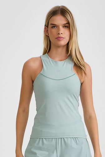 REGATA ESPORTIVA COM PROTEÇÃO SOLAR VERDE ALOE