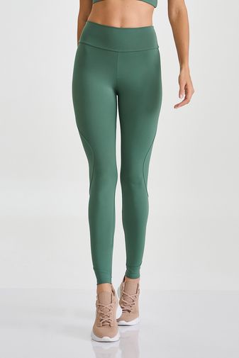 LEGGING DUAL PESPONTADA ESPORTIVA VERDE EUCALIPTO
