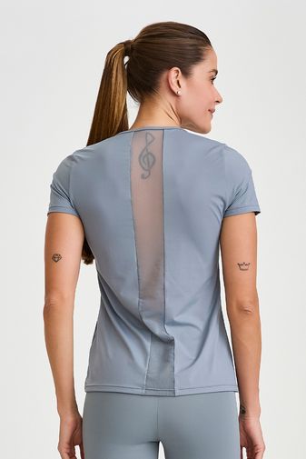 BLUSA LIGHT TULE COSTAS CINZA PLATINUM