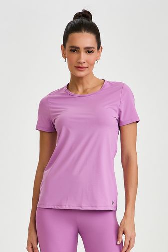 BLUSA LIGHT TULE COSTAS LILÁS MELISSA