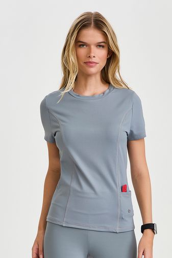 BLUSA TD BOLSO CINZA PLATINUM