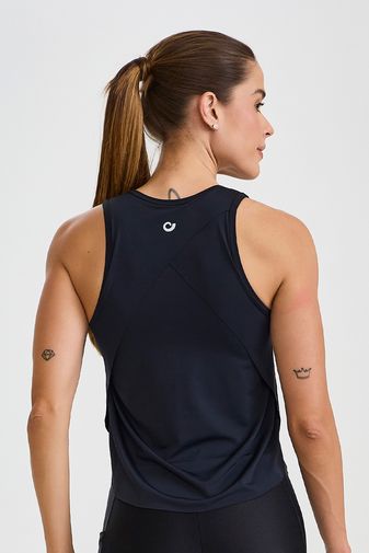 REGATA ESPORTIVA UV COM REFLETIVO PRETO