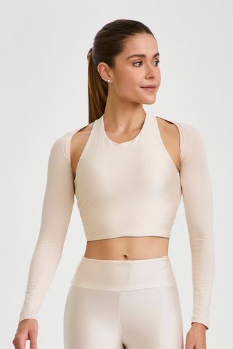 BOLERO COM PROTEÇÃO SOLAR OFF WHITE U