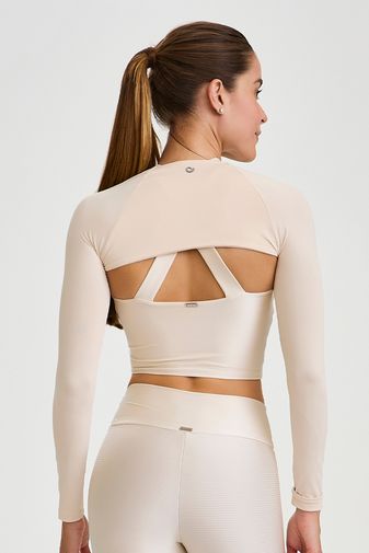 BOLERO COM PROTEÇÃO SOLAR OFF WHITE U