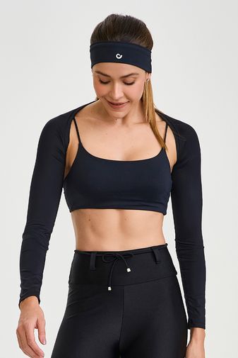 BOLERO COM PROTEÇÃO SOLAR PRETO U