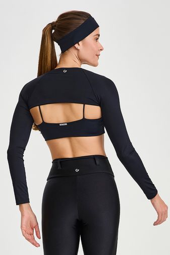 BOLERO COM PROTEÇÃO SOLAR PRETO U