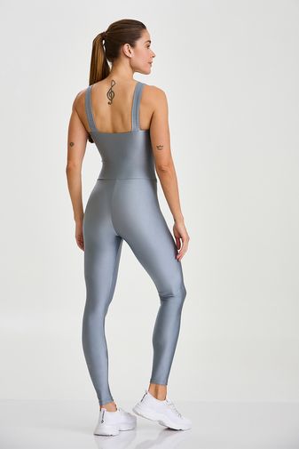 MACACÃO ATLANTA COM TEXTURA CINZA PLATINUM