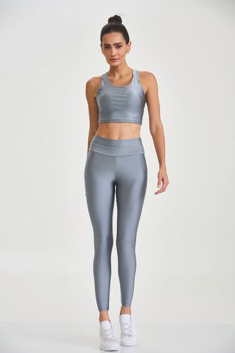 LEGGING ATLANTA CÓS GLOW CINZA PLATINUM