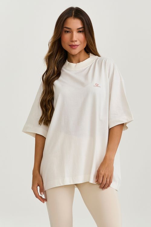 CAMISETÃO CAJUBRASIL OFF WHITE